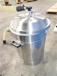 Image CFM Vacuum Canister  - Stainless Steel - 3 from Bid-on-Equipment.com