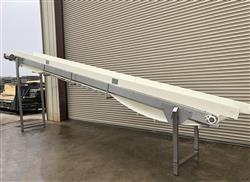 Image BMI Incline Cleated Belt Conveyor - 24in X 22ft L, Stainless Steel - 3 from Bid-on-Equipment.com