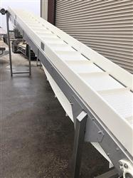 Image BMI Incline Cleated Belt Conveyor - 24in X 22ft L, Stainless Steel - 5 from Bid-on-Equipment.com