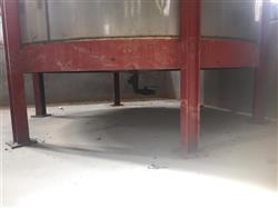 Image 6300 Gallon Vertical Stainless Steel Tank with Mixmor Turbine Mixers - 4 from Bid-on-Equipment.com