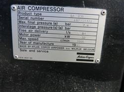 Image ATLAS COPCO GA 230-7.3 Air Compressor - 13 from Bid-on-Equipment.com