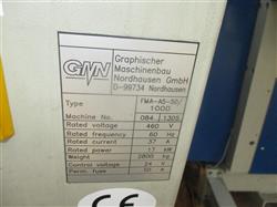 Image GMN FMA-A5-50/1000 Filter Pleating Machine - 7 from Bid-on-Equipment.com