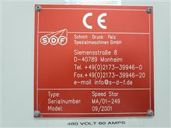 Image SCHNITT DRUCK FALZ Folding Machine - 5 from Bid-on-Equipment.com