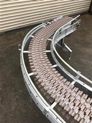 Image 12in X 9ft Long Case Conveyor with 90 Degree Curve - Stainless Steel - 3 from Bid-on-Equipment.com