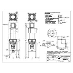 Image 108in Dia. SCIENTIFIC DUST COLLECTORS Cyclone  - 1 from Bid-on-Equipment.com