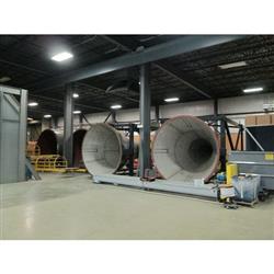 Image 108in Dia. SCIENTIFIC DUST COLLECTORS Cyclone  - 4 from Bid-on-Equipment.com