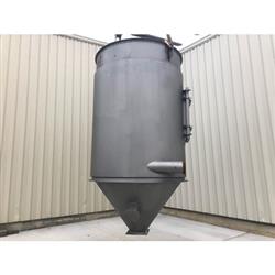 Image 275 Cu. Ft. Storage Day Bin Conical Hopper Silo - Carbon Steel - 3 from Bid-on-Equipment.com
