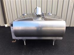 Image 250 Gallon MUELLER Refrigerated Jacketed Bulk Milk Tank - Stainless Steel - 1 from Bid-on-Equipment.com