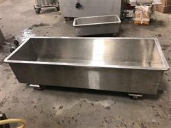 Image Stainless Steel Tub on Casters - 1 from Bid-on-Equipment.com