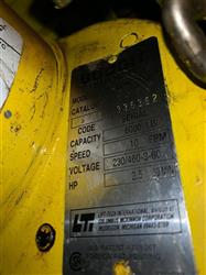 Image 3 Ton YALE LIFT-TECH BUDGIT Man Guard Electric Chain Hoist with Motor Driver Trolly - 12 from Bid-on-Equipment.com