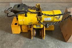 Image 3 Ton YALE LIFT-TECH BUDGIT Man Guard Electric Chain Hoist with Motor Driver Trolly - 5 from Bid-on-Equipment.com