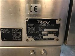 Image RHEON KN 550 Cornucopia Encrusting Machine - 2 from Bid-on-Equipment.com