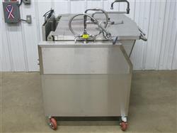Image 40 Gallon MARKET FORGE Gas Tilt Skillet Braising Pan with Draw Off Valve - Model 40P-STGL - 6 from Bid-on-Equipment.com