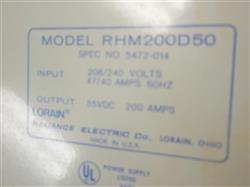 Image LORAIN RHM200D50 Flotrol Rectifier - Output 55VDC- 200A - 3 from Bid-on-Equipment.com
