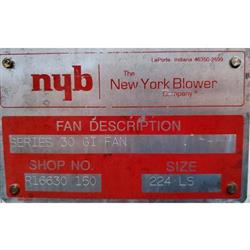 Image NEW YORK BLOWER 224 LS Series 30 GI Fan - 8 from Bid-on-Equipment.com