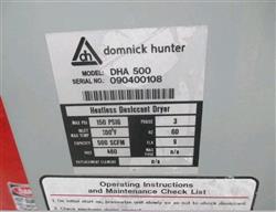 Image DOMNICK HUNTER DHA 500 Heatless Desiccant Dryer - 9 from Bid-on-Equipment.com