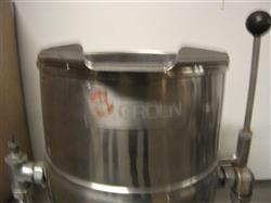 Image 20 Qt. GROEN / DOVER Soup Jacketed Kettles on Stainless Steel Base - 14 from Bid-on-Equipment.com