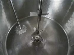 Image Jacketed Mixing Tank with 2 Mixing Motors - All Stainless Steel, with Drives for Each Motor - 2 from Bid-on-Equipment.com