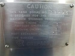 Image Jacketed Mixing Tank with 2 Mixing Motors - All Stainless Steel, with Drives for Each Motor - 5 from Bid-on-Equipment.com