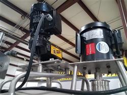 Image Jacketed Mixing Tank with 2 Mixing Motors - All Stainless Steel, with Drives for Each Motor - 6 from Bid-on-Equipment.com