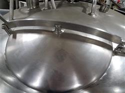 Image Jacketed Mixing Tank with 2 Mixing Motors - All Stainless Steel, with Drives for Each Motor - 9 from Bid-on-Equipment.com