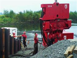 Image PVE 38M Vibro Hammer for Crane or Piling Rig - 1 from Bid-on-Equipment.com