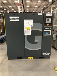 Image 40 HP ATLAS COPCO GA 30+FF Rotary Screw Air Compressor - Low Hours Unit - 1 from Bid-on-Equipment.com
