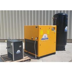 Image 50 HP EATON COMPRESSOR EM-RTS3-50 Polar Air Rotary Screw Compressor Package with Dryer and Receiver - 231 CFM - 2 from Bid-on-Equipment.com