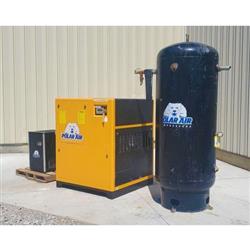 Image 50 HP EATON COMPRESSOR EM-RTS3-50 Polar Air Rotary Screw Compressor Package with Dryer and Receiver - 231 CFM - 3 from Bid-on-Equipment.com
