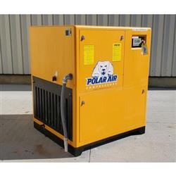 Image 50 HP EATON COMPRESSOR EM-RTS3-50 Polar Air Rotary Screw Compressor Package with Dryer and Receiver - 231 CFM - 4 from Bid-on-Equipment.com