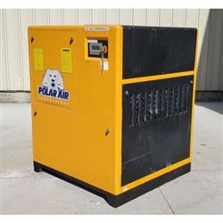 Image 50 HP EATON COMPRESSOR EM-RTS3-50 Polar Air Rotary Screw Compressor Package with Dryer and Receiver - 231 CFM - 6 from Bid-on-Equipment.com