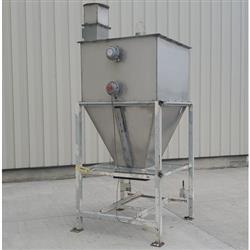 Image 45 Cu. Ft. Hopper with Rare Earth Magnet - Stainless Steel - 2 from Bid-on-Equipment.com