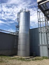 Image COLUMBIAN TECTANK Welded Silo with Full Skirt - 316L Stainless Steel - 1 from Bid-on-Equipment.com