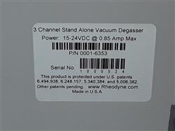 Image MALVERN 0001-6353 3 Channel Stand Alone Vacuum Degasser - 5 from Bid-on-Equipment.com