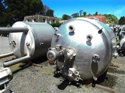 Image 1500 Gallon STAINLESS FABRICATION Jacketed Agitated Reactor - Stainless Steel - 2 from Bid-on-Equipment.com