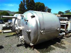 Image 1500 Gallon STAINLESS FABRICATION Jacketed Agitated Reactor - Stainless Steel - 3 from Bid-on-Equipment.com