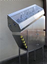 Image CROWN SIMPLIMATIC Gravity Ionized Air Can Twist Rinser - Stainless Steel - 13 from Bid-on-Equipment.com