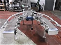 Image ARROWHEAD Dual Lane Slat Top Y Conveyor 10 Inches Wide with Lane Diverter - 5 from Bid-on-Equipment.com