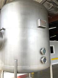 Image 1,000 Gallon Aseptic Storage Tank - 316L Stainless Steel - 2 from Bid-on-Equipment.com