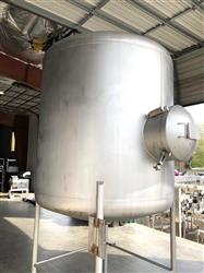 Image 1,000 Gallon Aseptic Storage Tank - 316L Stainless Steel - 4 from Bid-on-Equipment.com