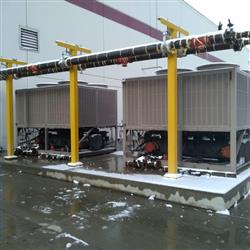 Image 90 Ton YORK YLAA0090 Air Cooled Chiller - 1 from Bid-on-Equipment.com