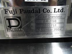 Image FUJI PAUDAL BR-150 Basket Granulator - 9 from Bid-on-Equipment.com