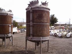 Image 900 Gallon PRECISION Vertical Mix Tank - 304 Stainless Steel - 2 from Bid-on-Equipment.com