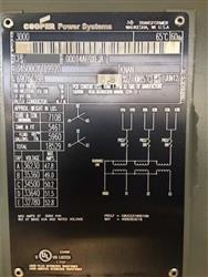 Image COOPER POWER SYSTEMS Transformer - 3000 KVA  - 7 from Bid-on-Equipment.com