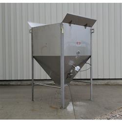 Image 100 Cu. Ft. Hopper Bin - Stainless Steel - 2 from Bid-on-Equipment.com