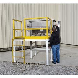 Image 25 Cu. Ft. AARON PROCESS EQUIPMENT Ribbon Blender - Sanitary Stainless Steel - 5 from Bid-on-Equipment.com