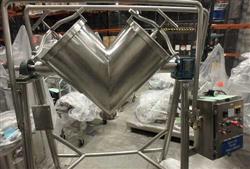 Image 3 Cu. Ft. KEITH MACHINERY VEE Blender - Stainless Steel  - 2 from Bid-on-Equipment.com