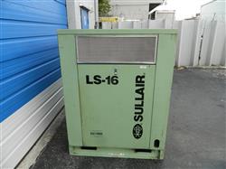 Image 75 HP SULLAIR Rotary Screw Air Compressor - Model LS16-75H  - 9 from Bid-on-Equipment.com