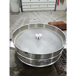 Image THERMAL ENGINEERING OF ARIZONA Single Deck Shaker Screen Vibratory Separator - Stainless Steel, 60in Dia.  - 4 from Bid-on-Equipment.com