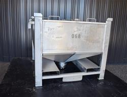 Image 200 Gallon Tote / Tank - Stainless Steel, Stackable - 11 from Bid-on-Equipment.com